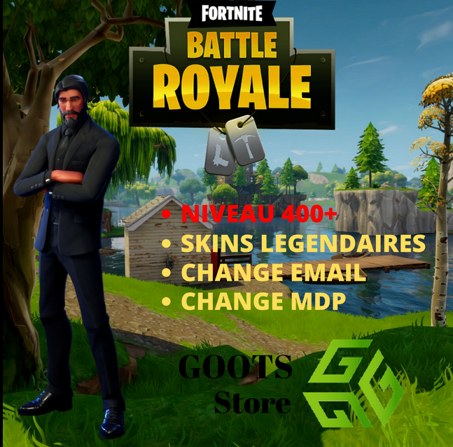 Compte Fortnite Level 400+ Skins Legendaires Rare Change Email Mdp 100% sécurisé